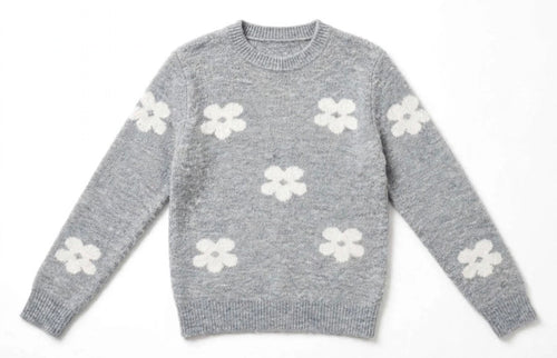 Blooming Grace Floral Sweater