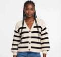 The Azure Classic Stripe Cardigan